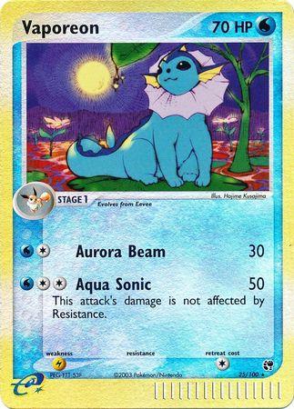 Vaporeon 25/100 - EX Sandstorm