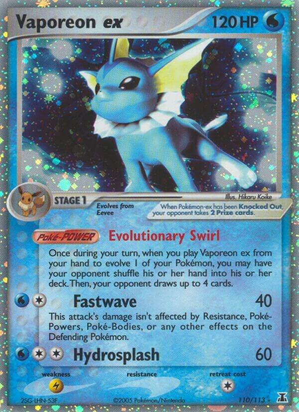 Vaporeon EX 110/113 - EX Delta Species