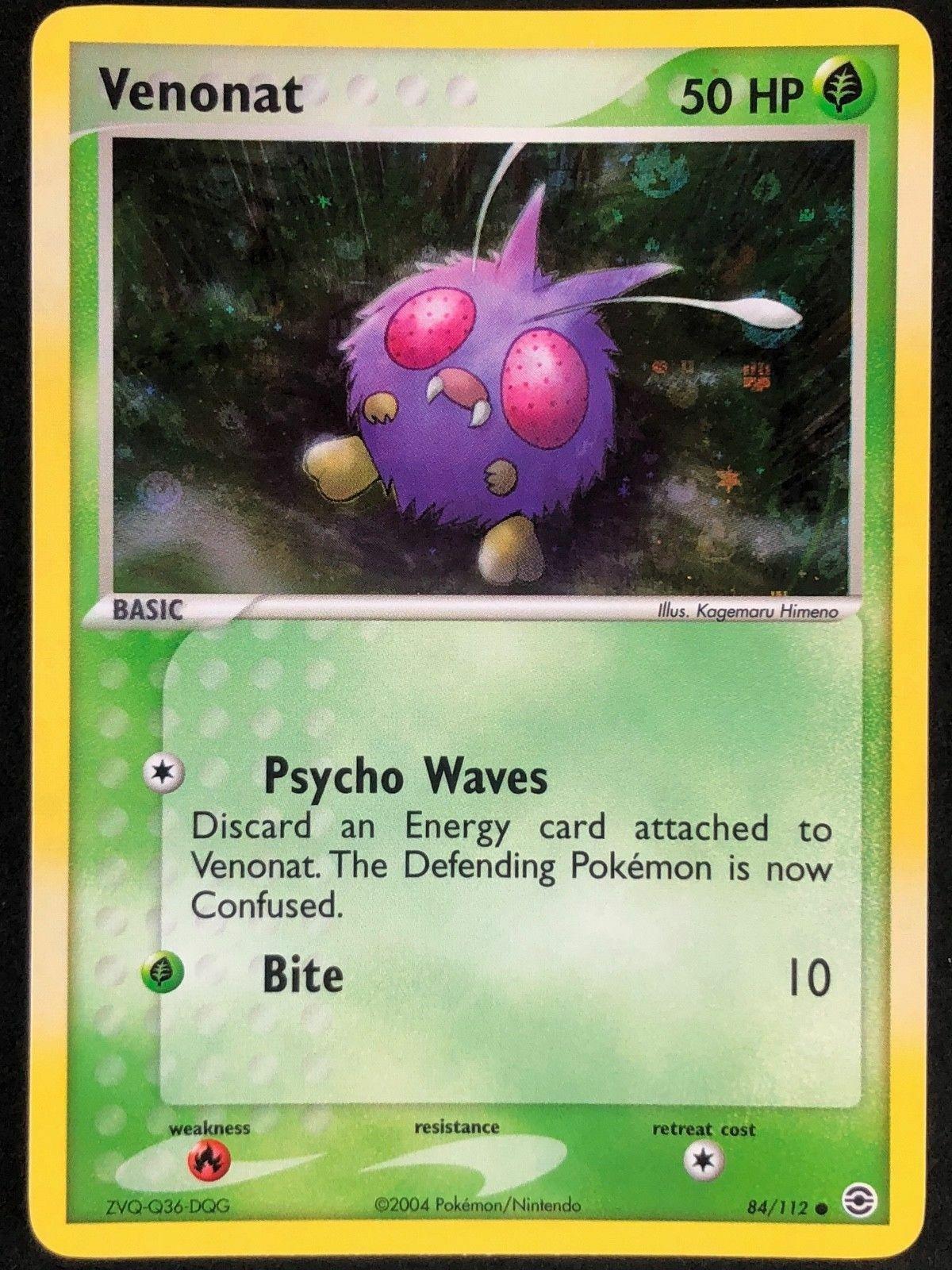 Venonat 84/112 - EX Fire Red & Leaf Green