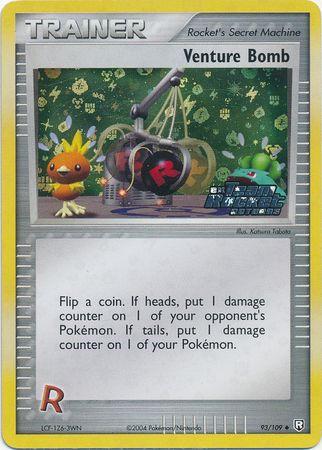 Venture Bomb 93/109 - EX Team Rocket Returns