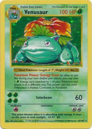 Venusaur 15/102 - Base Set