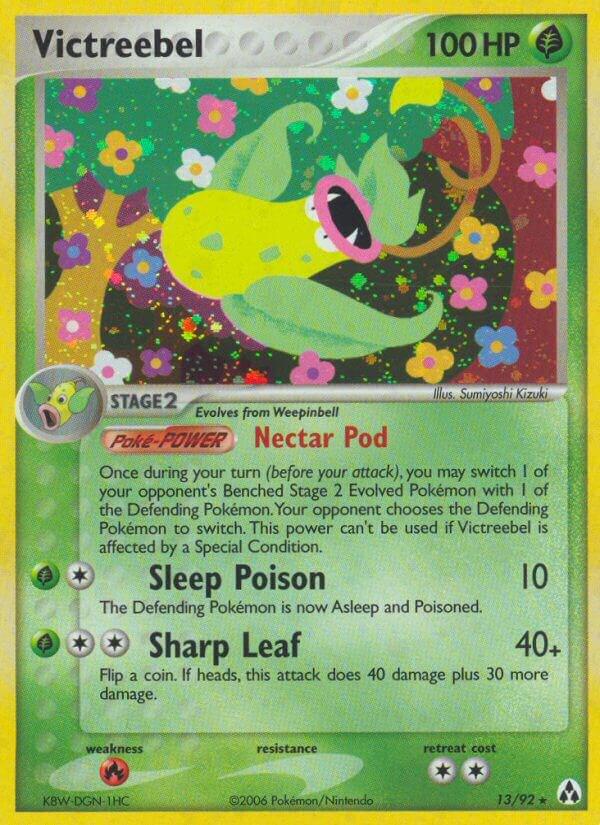 Victreebel 13/92 - EX Legend Maker