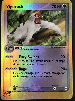 Vigoroth 47/109 - EX Ruby & Sapphire