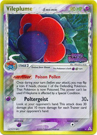 Vileplume 17/110 - EX Holon Phantoms