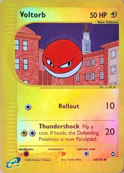 Voltorb 64/147 - Aquapolis