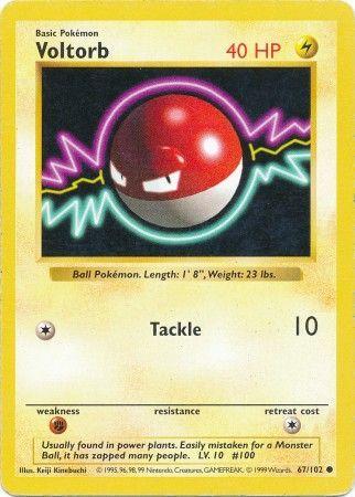 Voltorb 67/102 - Base Set