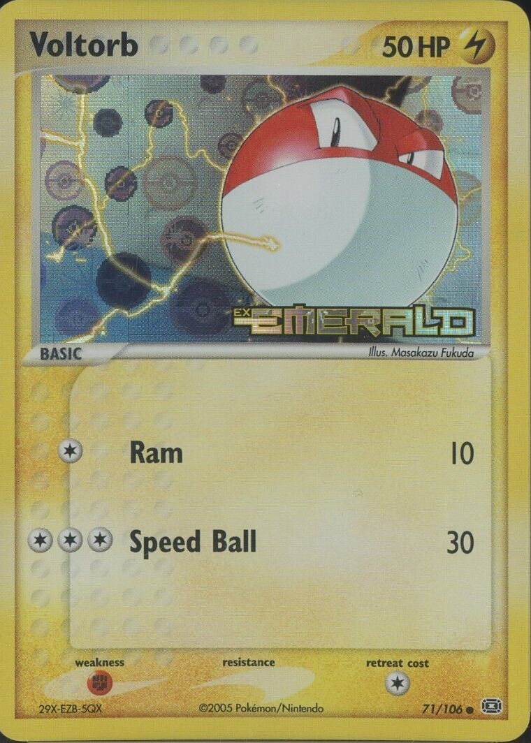 Voltorb 71/106 - EX Emerald