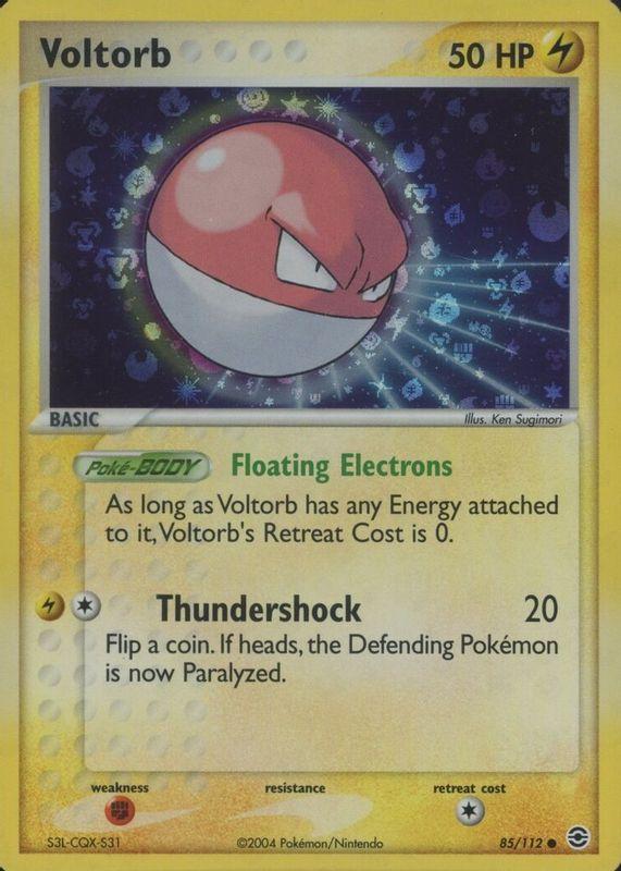 Voltorb 85/112 - EX Fire Red & Leaf Green