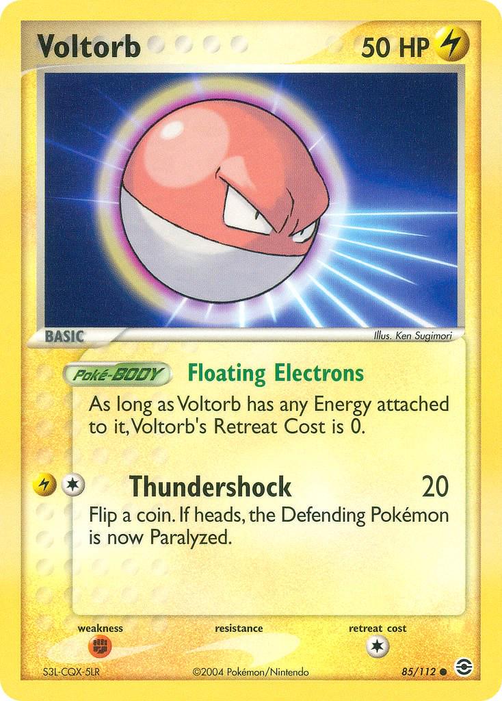 Voltorb 85/112 - EX Fire Red & Leaf Green