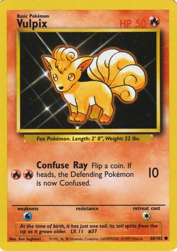 Vulpix 68/102 - Base Set