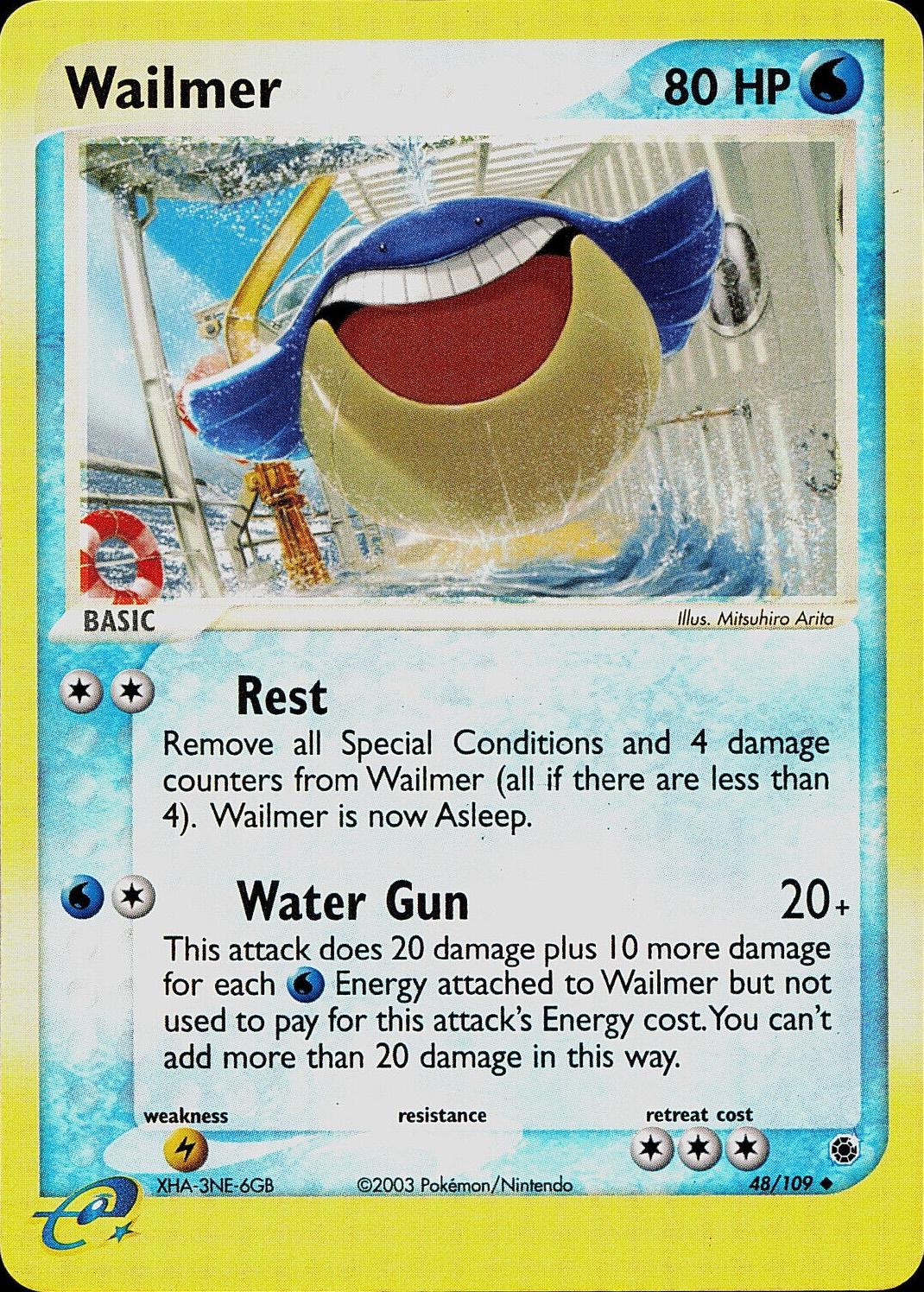Wailmer 48/109 - EX Ruby & Sapphire