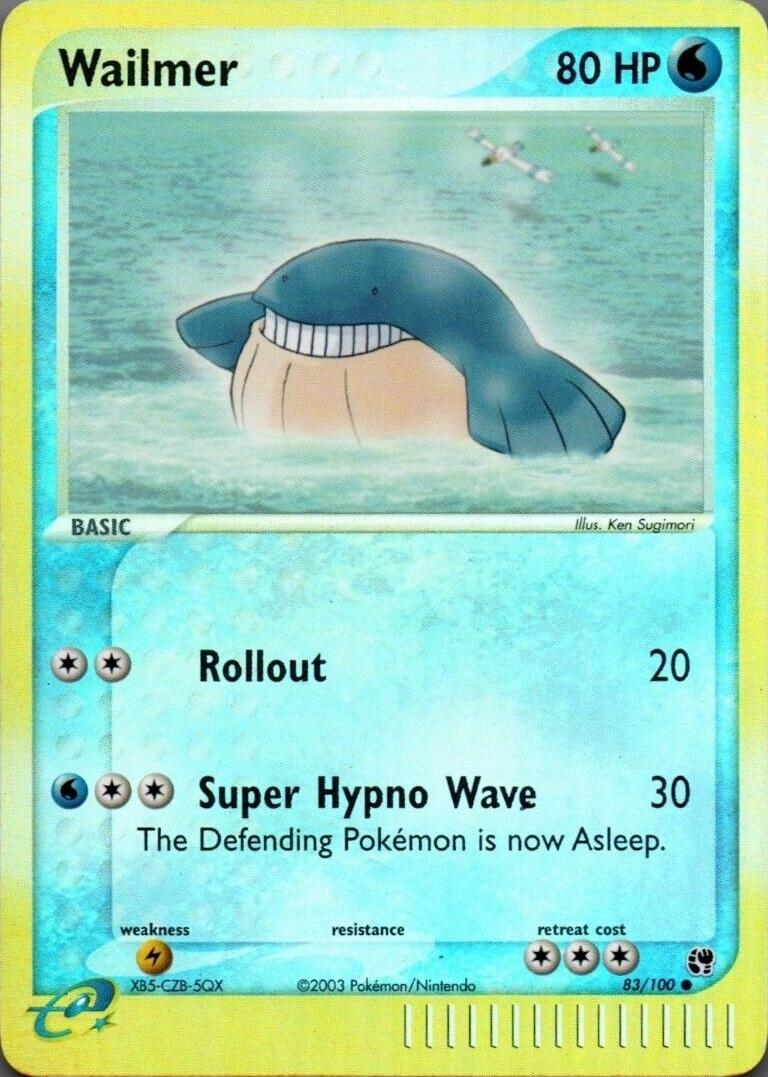 Wailmer 83/100 - EX Sandstorm