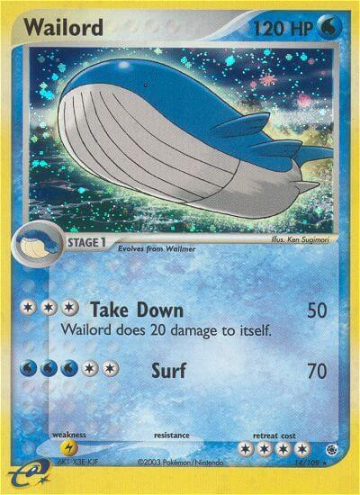 Wailord 14/109 - EX Ruby & Sapphire