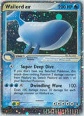 Wailord EX 100/100 - EX Sandstorm