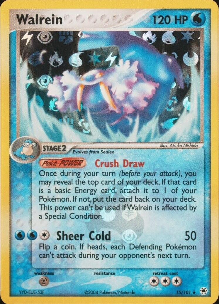 Walrein 15/101 - EX Hidden Legends