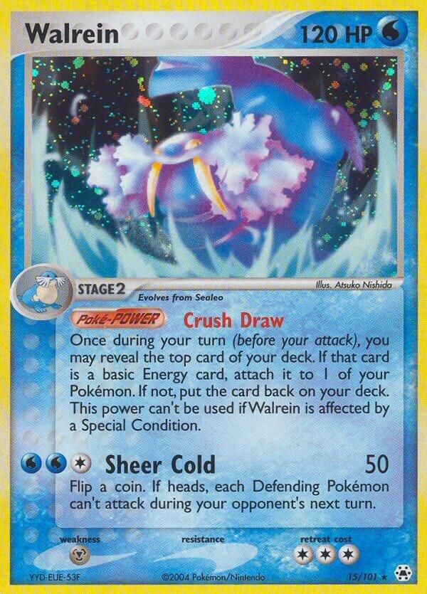 Walrein 15/101 - EX Hidden Legends