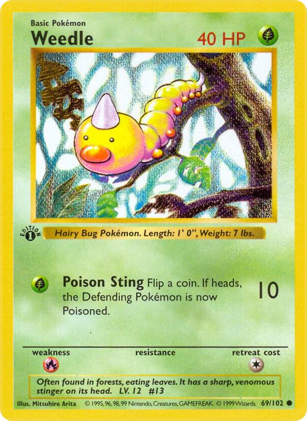 Weedle 69/102 - Base Set