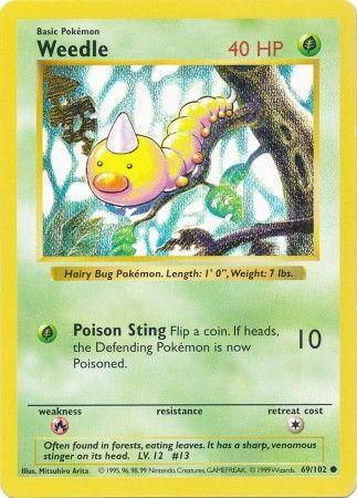 Weedle 69/102 - Base Set