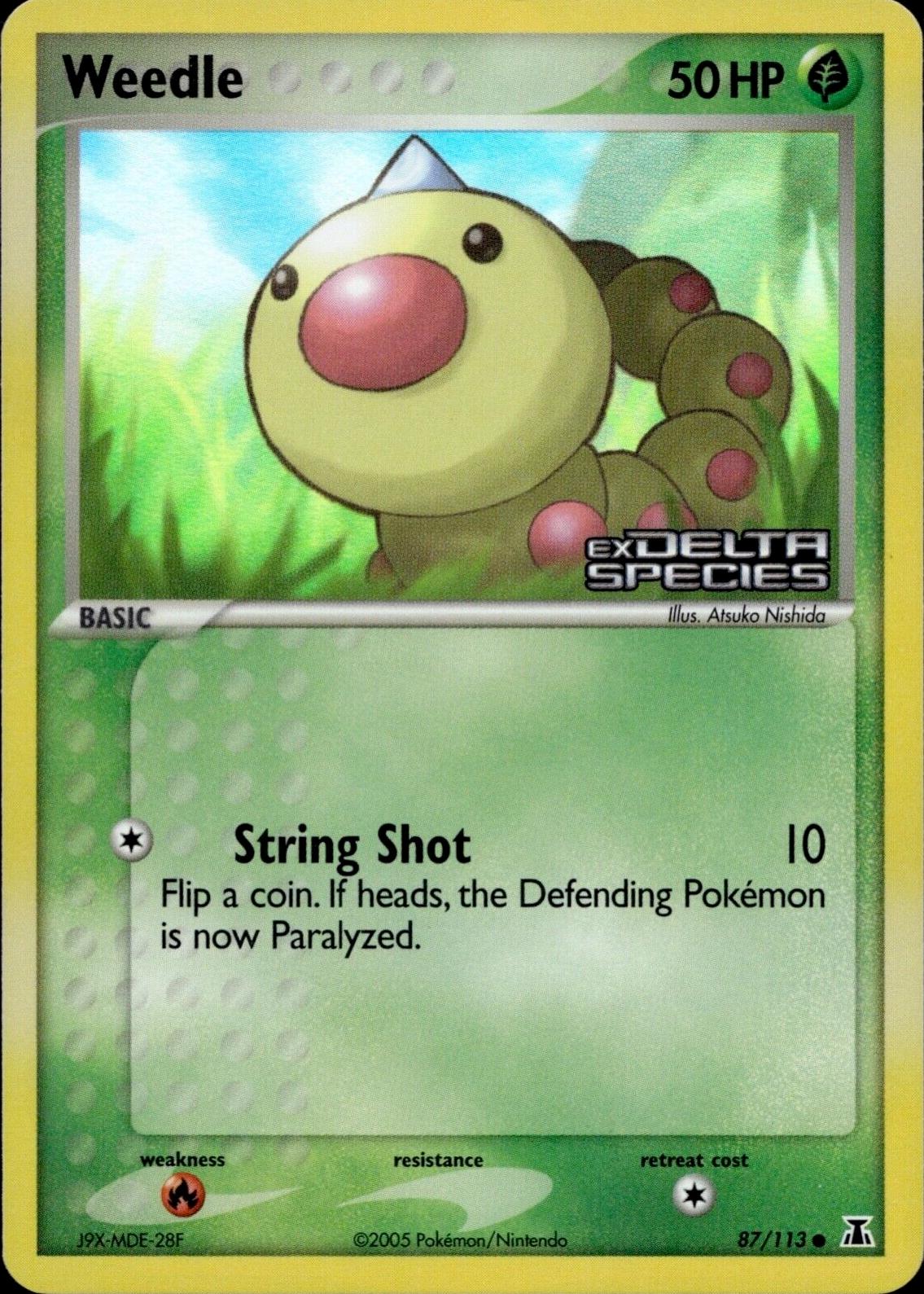 Weedle 87/113 - EX Delta Species