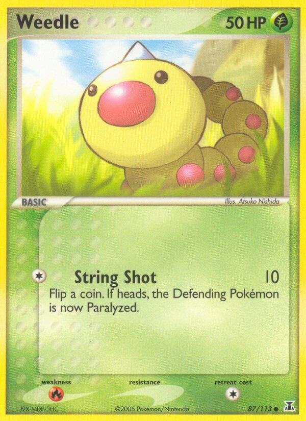 Weedle 87/113 - EX Delta Species