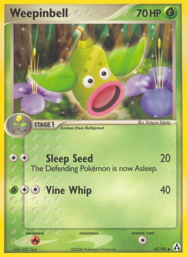 Weepinbell 47/92 - EX Legend Maker