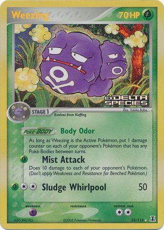 Weezing 33/113 - EX Delta Species