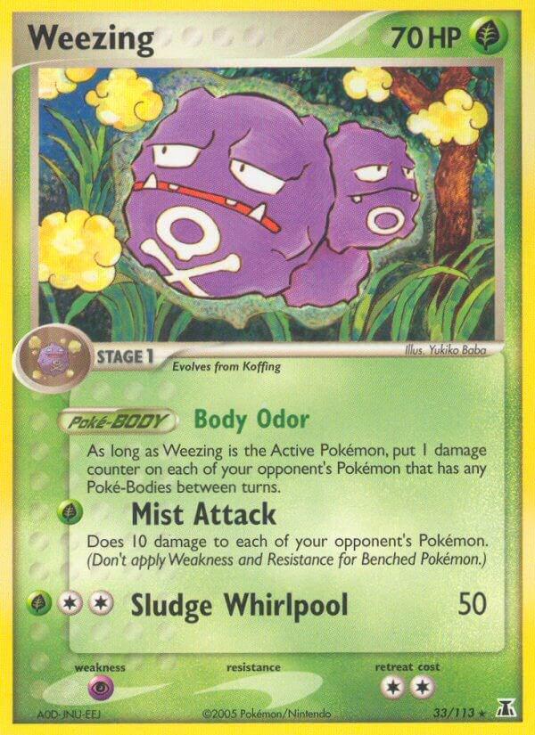 Weezing 33/113 - EX Delta Species