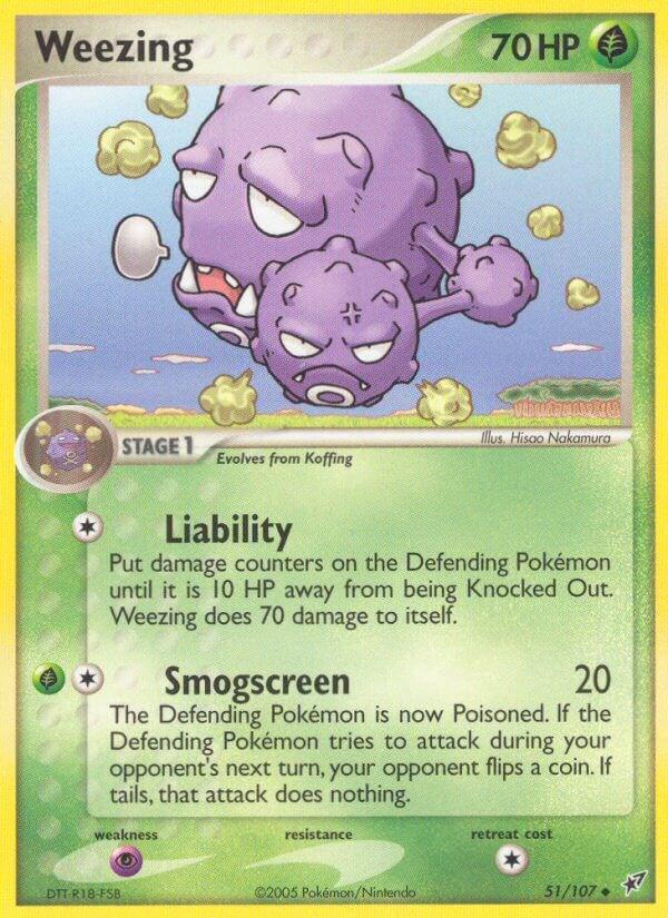 Weezing 51/107 - EX Deoxys