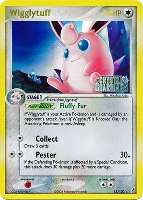 Wigglytuff 13/100 - EX Crystal Guardians