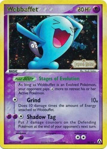 Wobbuffet 28/92 - EX Legend Maker