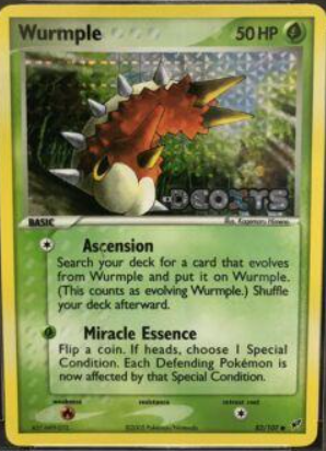 Wurmple 82/107 - EX Deoxys