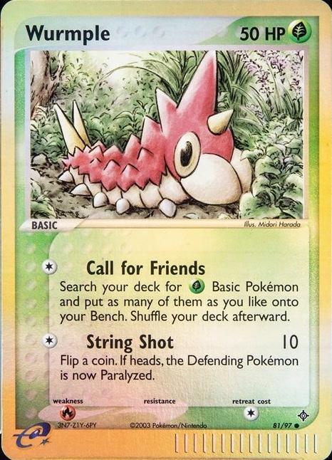Wurmple 81/97 - EX Dragon