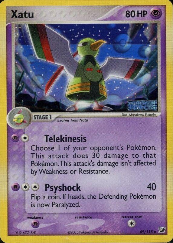 Xatu 49/115 - EX Unseen Forces