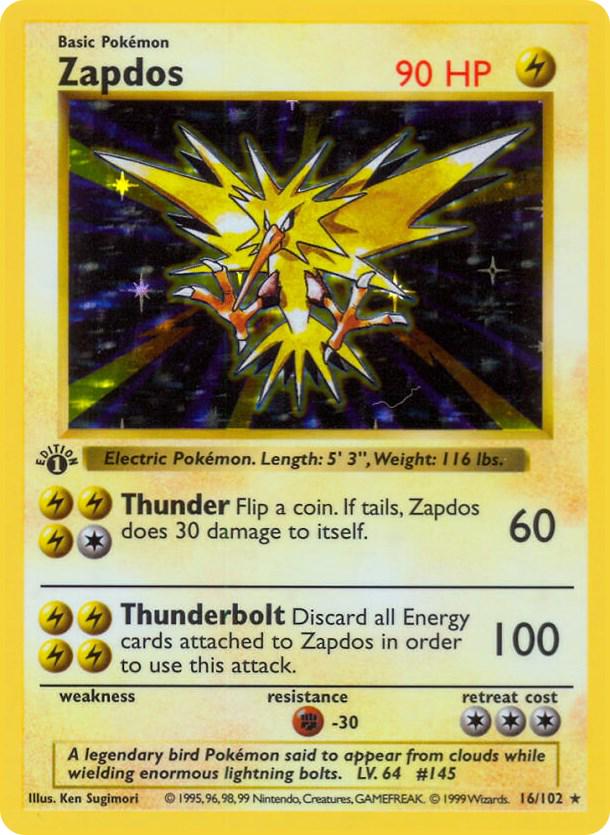 Zapdos 16/102 - Base Set