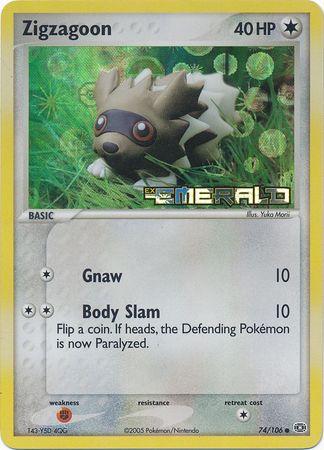 Zigzagoon 74/106 - EX Emerald