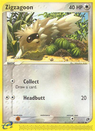 Zigzagoon 85/100 - EX Sandstorm
