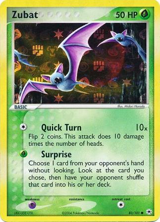 Zubat 83/101 - EX Hidden Legends