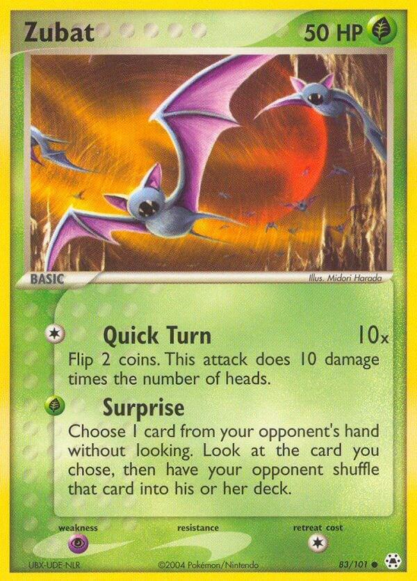 Zubat 83/101 - EX Hidden Legends