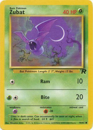 Zubat 70/82 - Team Rocket
