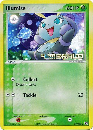 Illumise 32/106 - EX Emerald