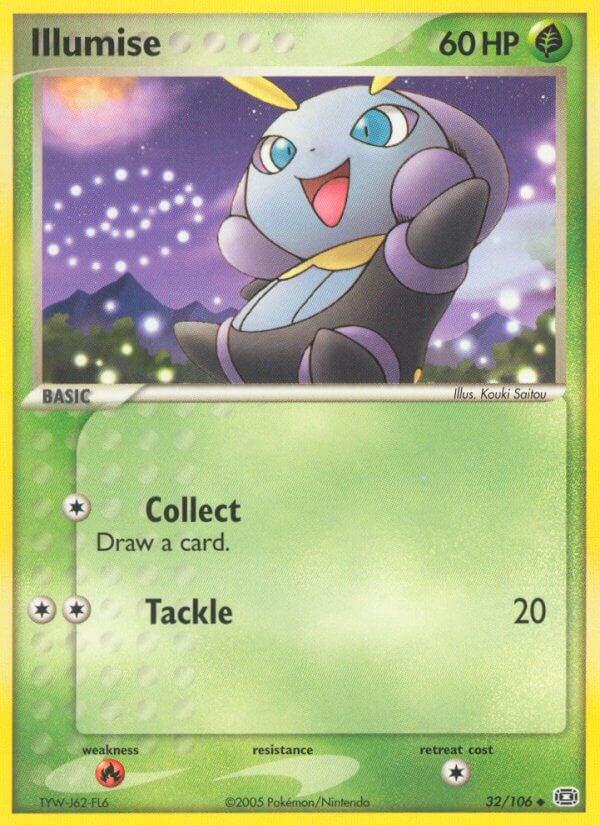 Illumise 32/106 - EX Emerald